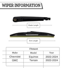 HODEE rear wiper cap cover protecting the mount