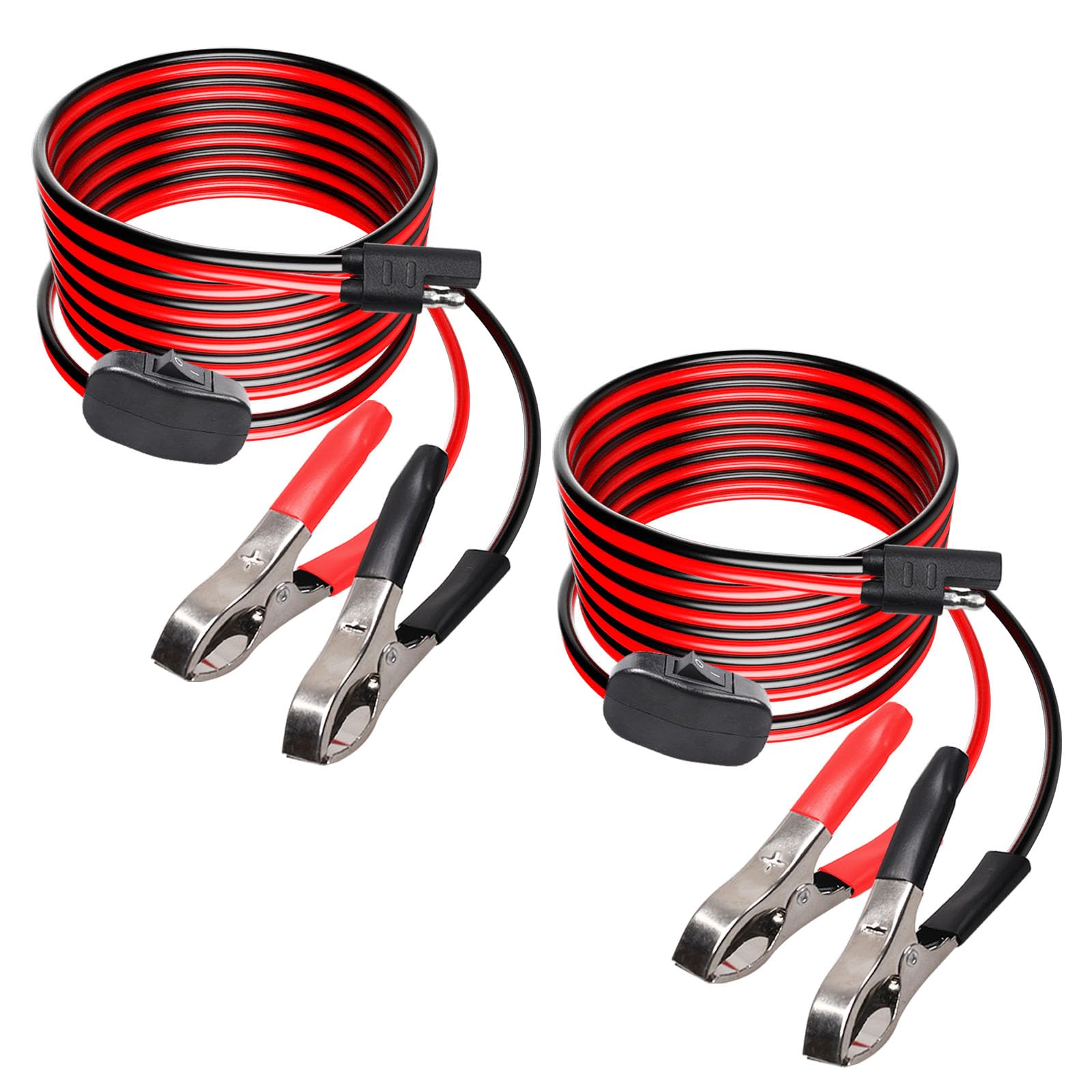 Hodeoo SAE battery harness with on/off switch for easy power control.
