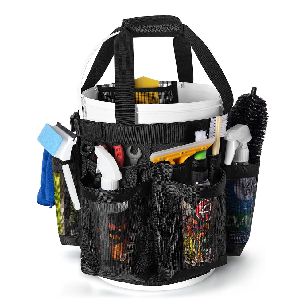 HODRANT 5-gallon bucket organizer with hooks fits standard pails for car care
