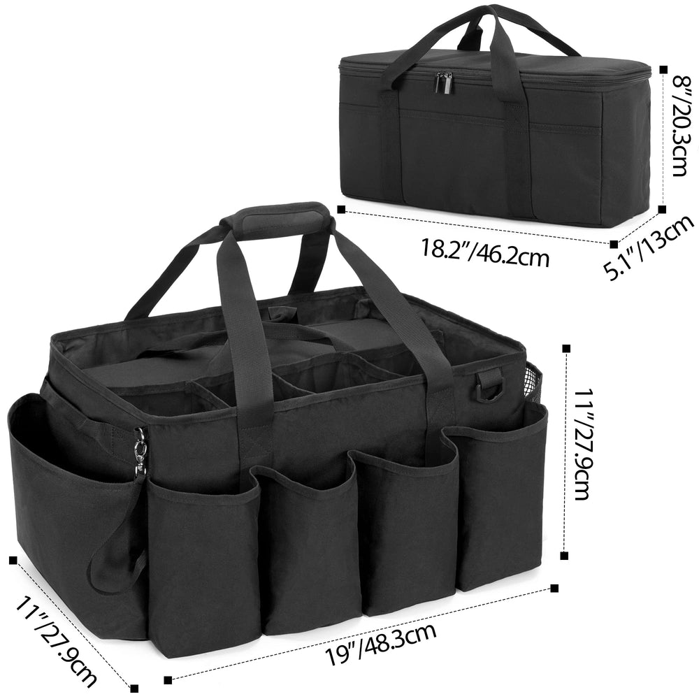 HODRANT detailing bag in trunk use helps organize car care supplies.