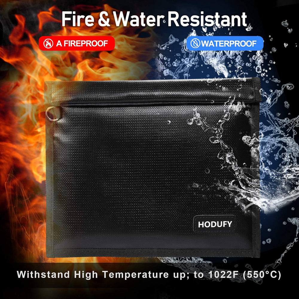 Hodufy Faraday bag with two-fold closure blocks signal capture on the go.