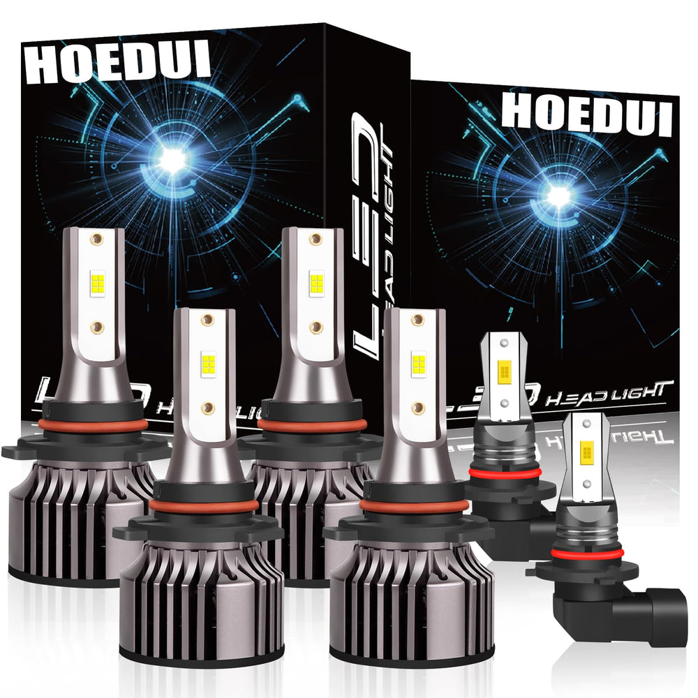 HOEDUI 9005 high beam bulb for clearer night visibility