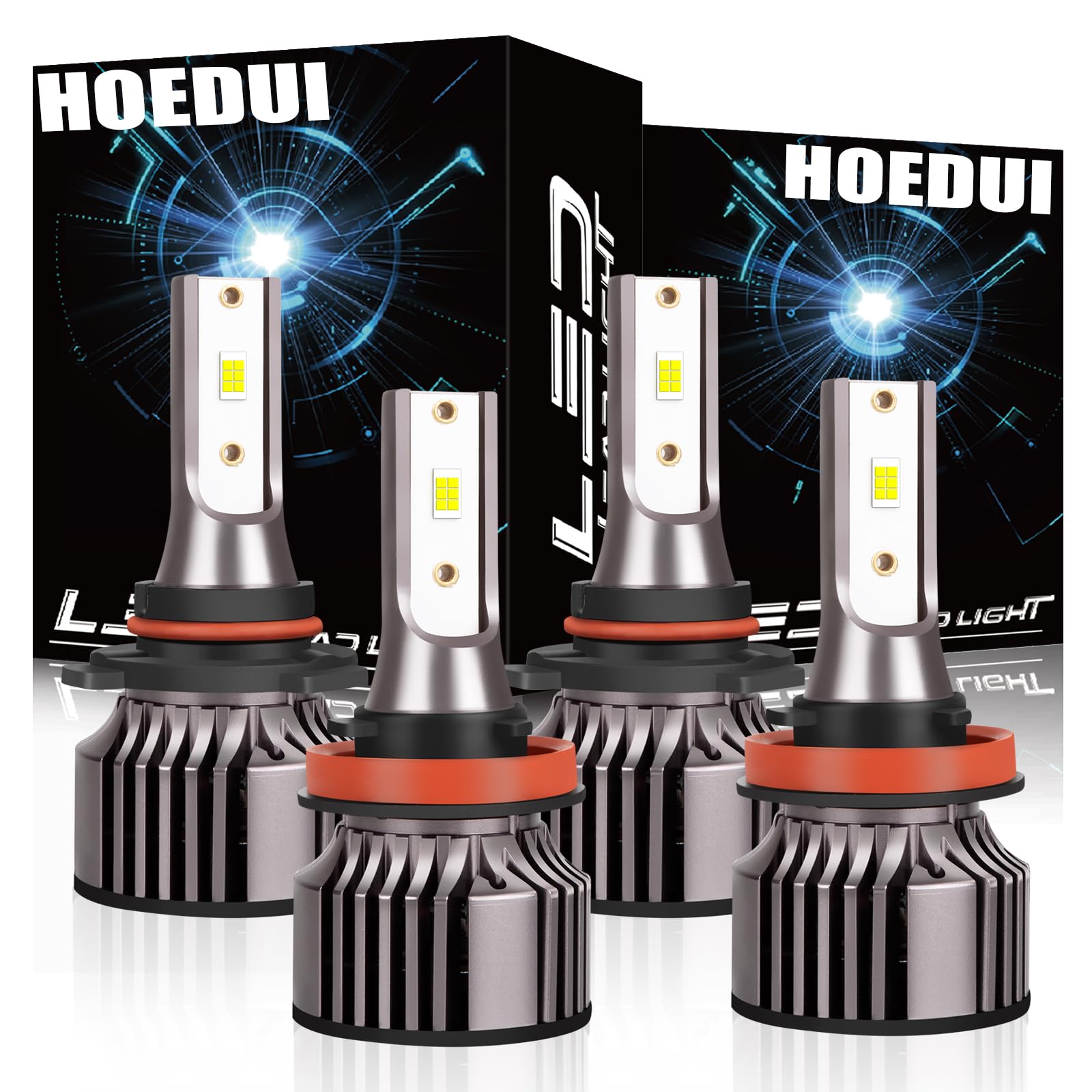 HOEDUI Honda Accord high-beam bulbs for long-range visibility