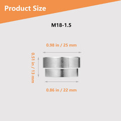 HOHNNYREET 304 stainless steel bung resists corrosion in harsh environments.