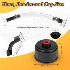 HOHNNYREET hose bend feature enables 45-degree routing for tight fueling spaces.