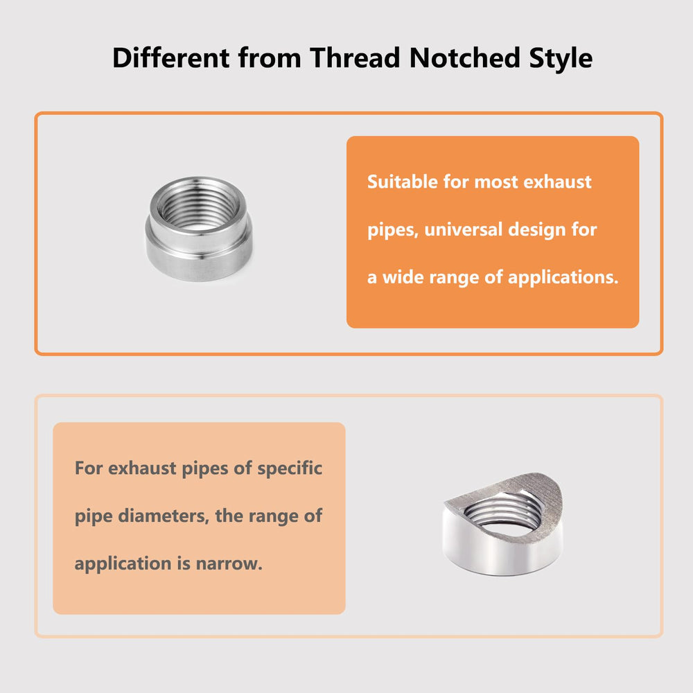 HOHNNYREET O2 sensor bung with M18-1.5 threads for universal fit.