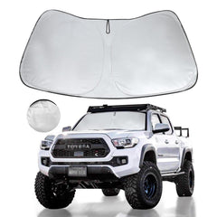 HOHUIGO Tacoma sun shade on the front windshield for UV protection and cooling