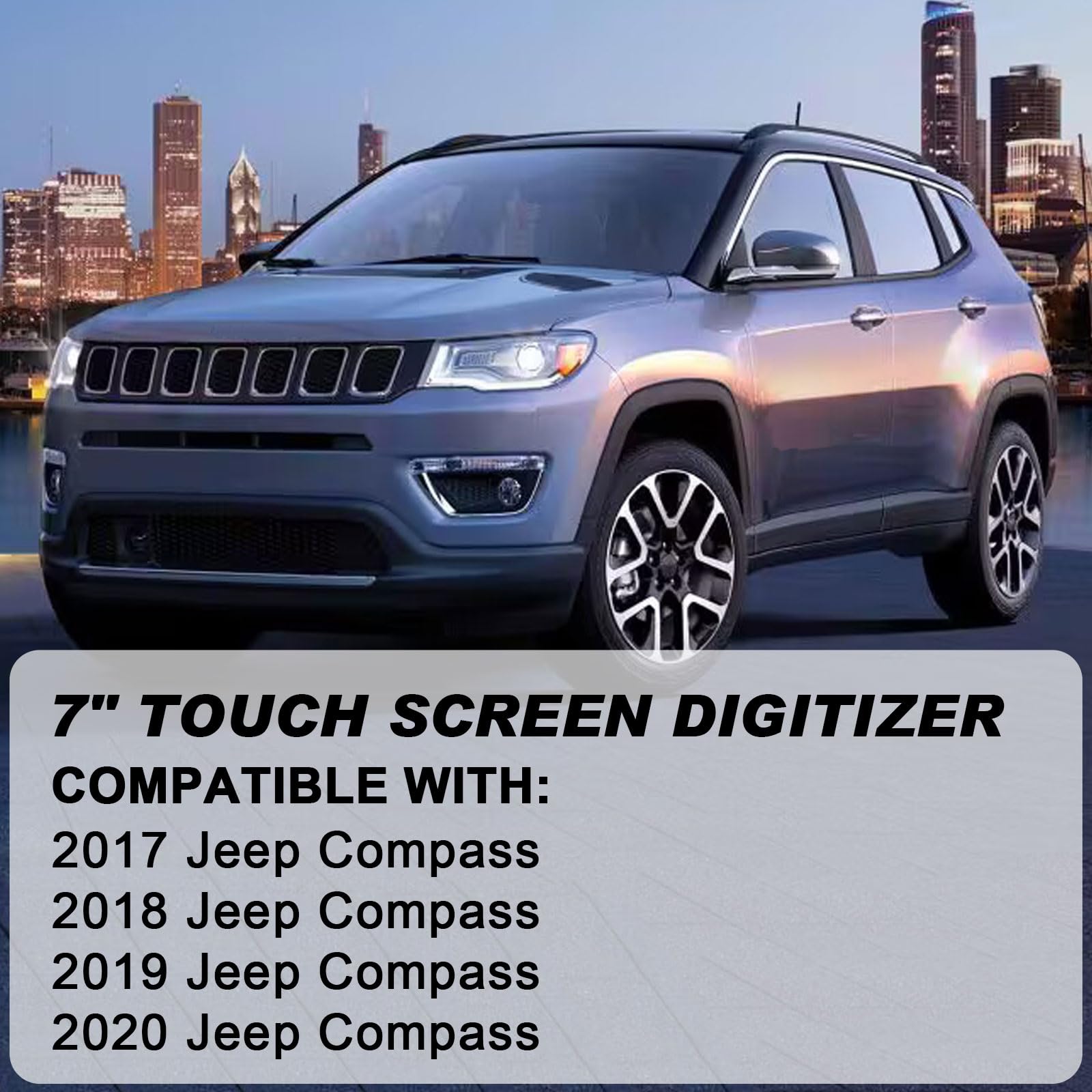 Hoiedt 7-inch Uconnect display with bracket detail for secure mounting