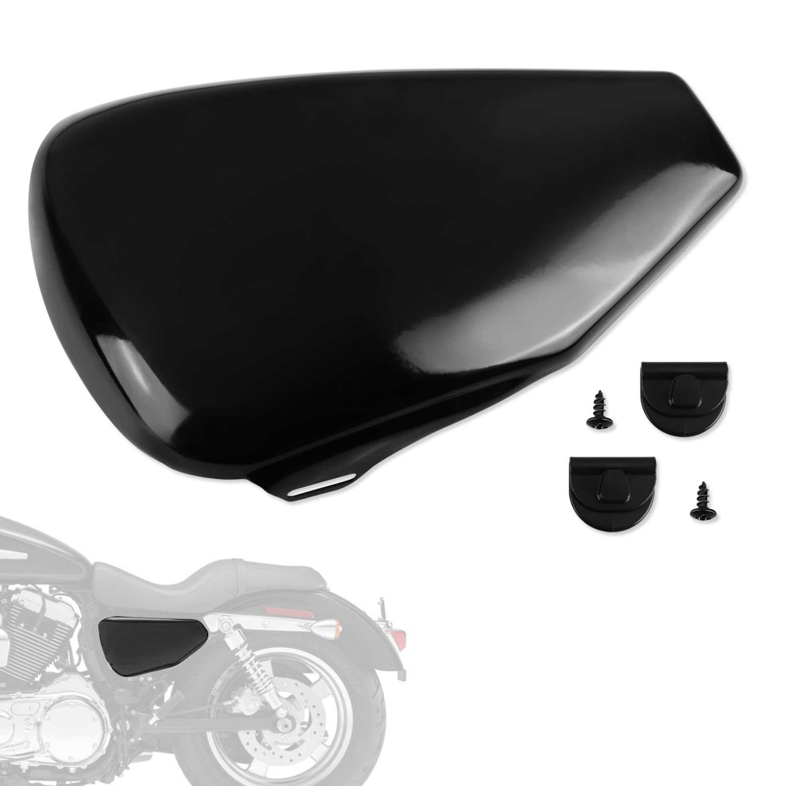 Hokuotolite left cover fits Harley Sportster 2004-2013 for a seamless left side