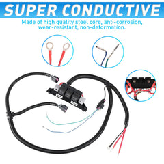 HOKZVIATMOTOELECS wiring kit connectors for quick connections and compatibility.