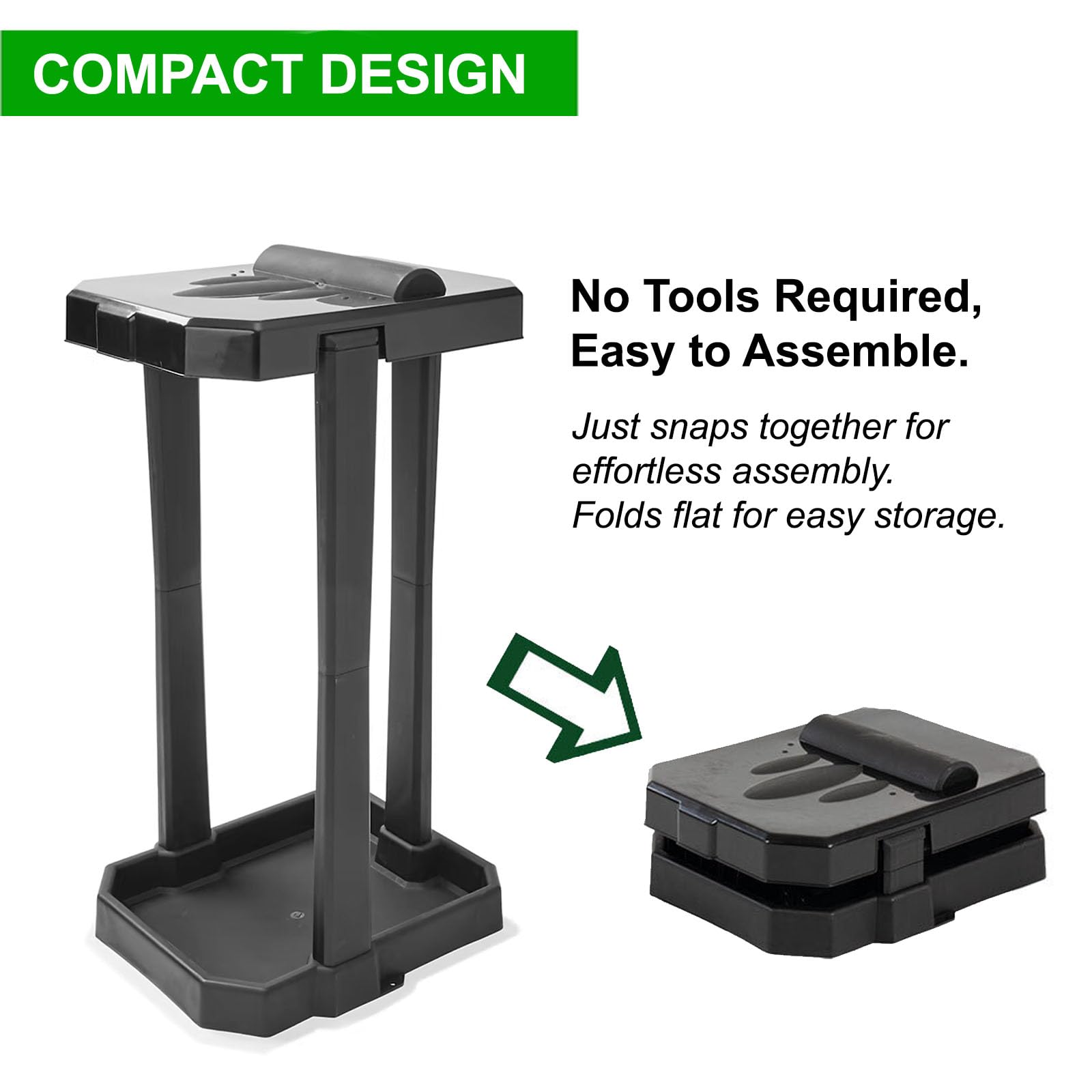 HolaKit inner storage compartment keeps 20 bags within easy reach