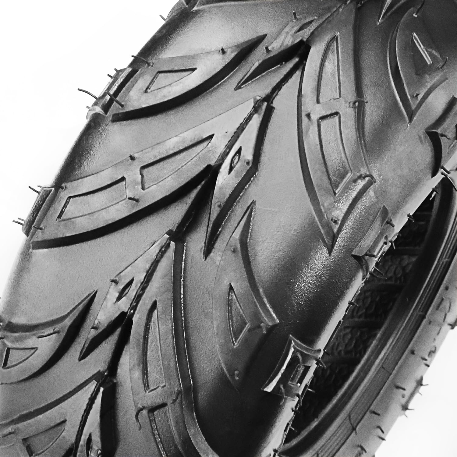 HOLATO 145/70-6 tubeless tire valve stems ready for installation