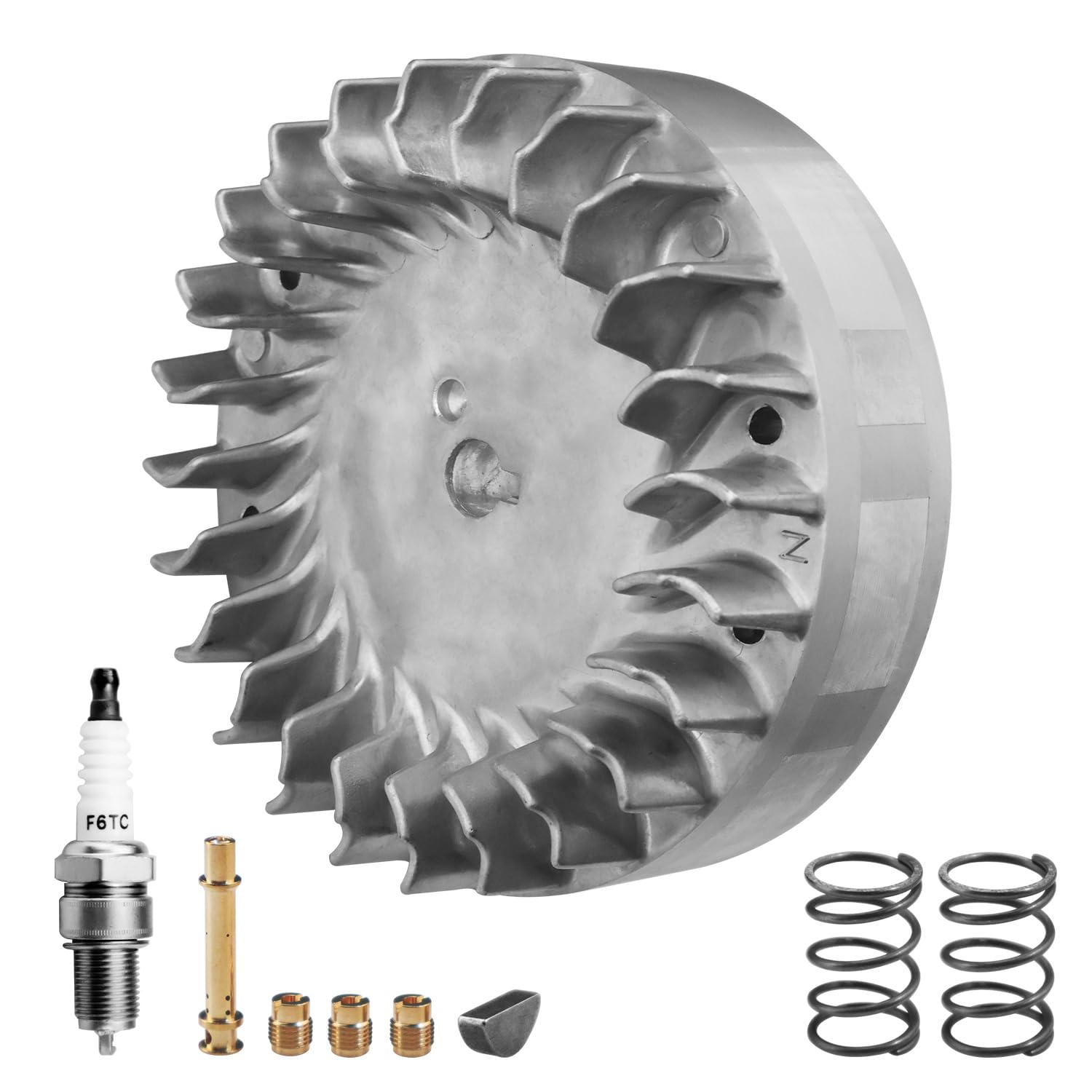 HOLATO flywheel mounted on engine side view