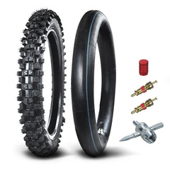 HOLATO front tire inner tube 70-100-17 for 17-inch dirt bike rims, ready for off-road use