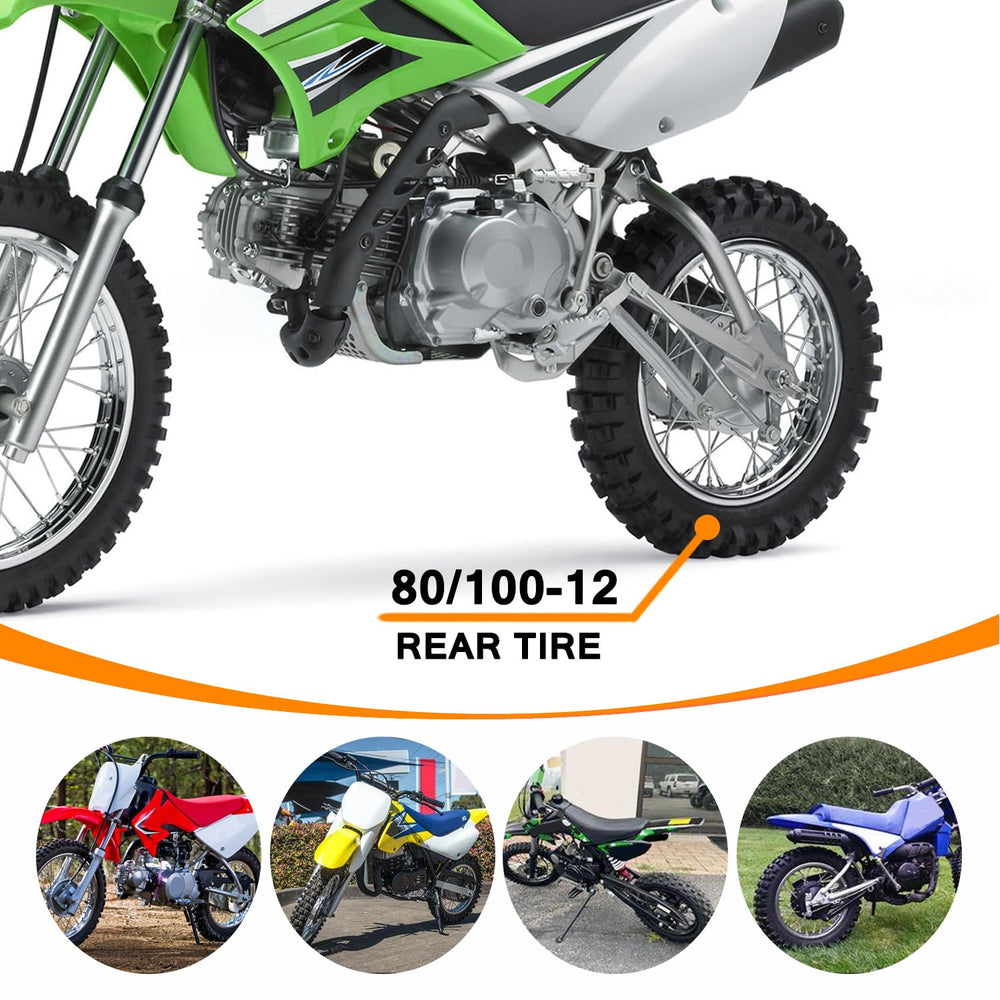 HOLATO inner tube 80/100-12 maintains consistent pressure for steady rides