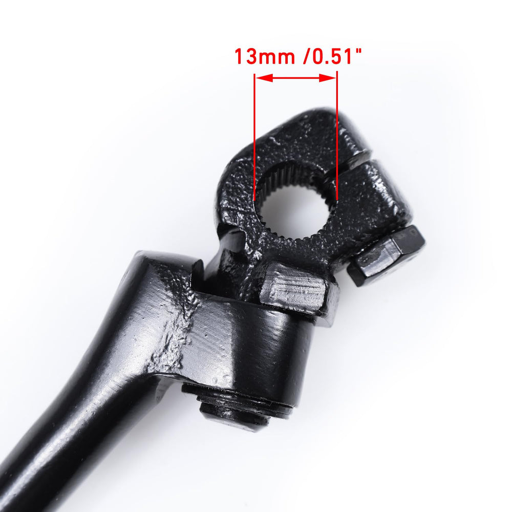 HOLATO 13mm kickstart lever fits Apollo 125cc bikes for smooth field starts.