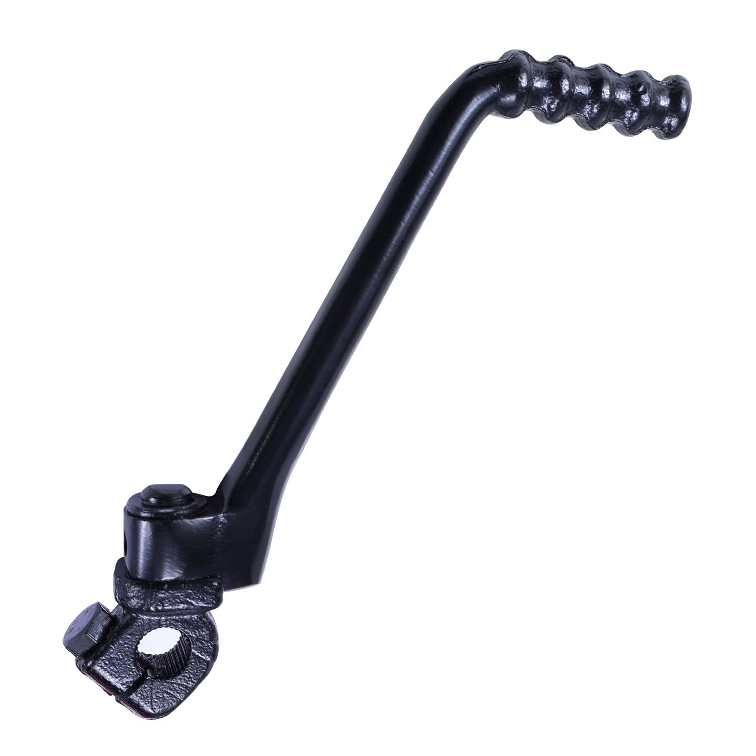 HOLATO 13mm kickstart lever installed on a 50cc dirt bike for easier starts.