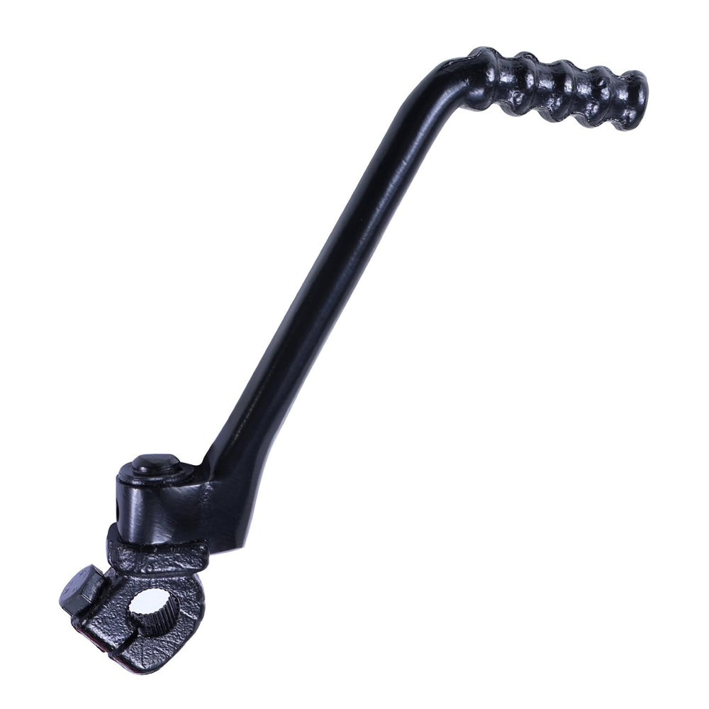 HOLATO 13mm kickstart lever installed on a 50cc dirt bike for easier starts.