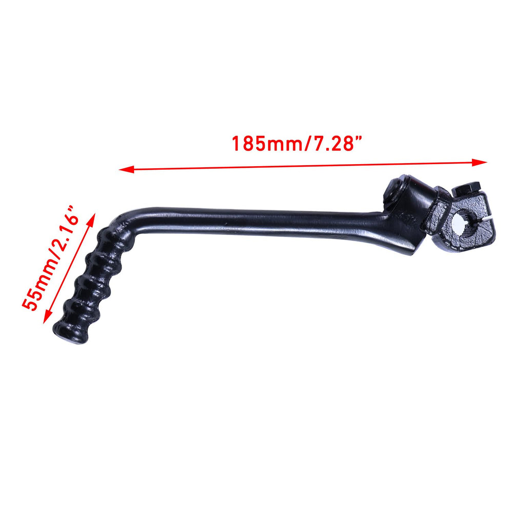HOLATO 13mm kickstart lever on Apollo Z20 for consistent crank starts outdoors.