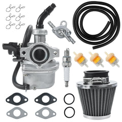 HOLATO PZ19 carburetor kit with air filter for 50–125cc ATVs ensures reliable starts