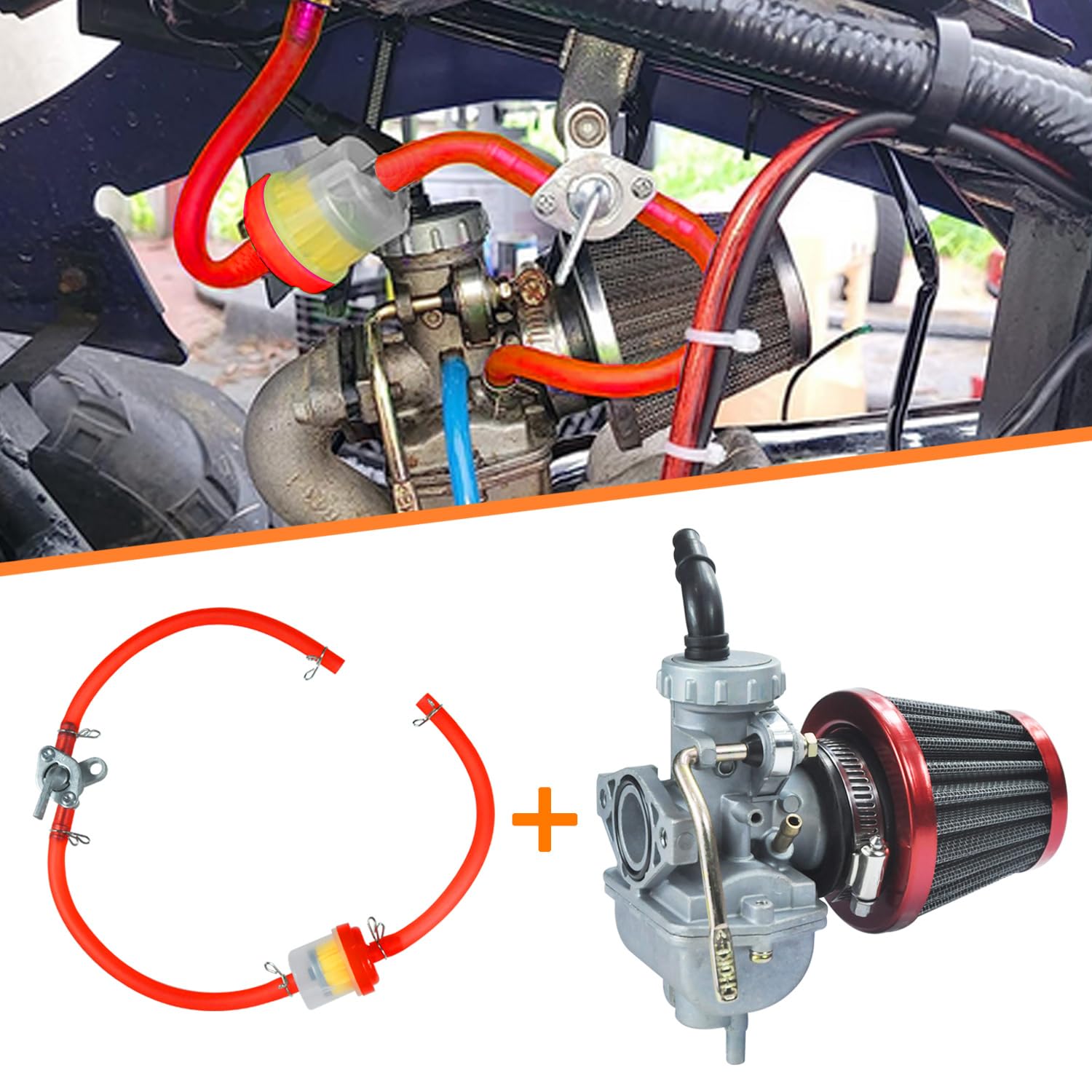 HOLATO PZ20 air filter image boosts airflow and throttle response.