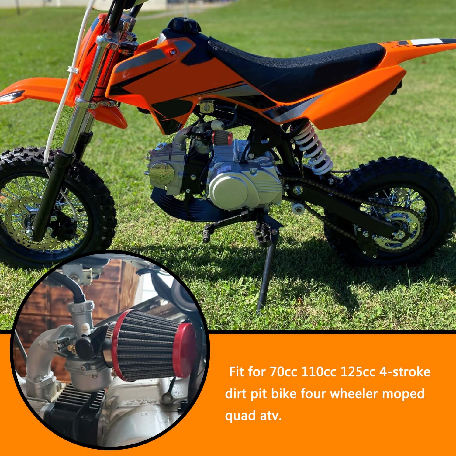 HOLATO PZ22 air filter 38mm view, improving air intake for steady performance.