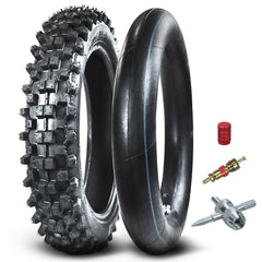 HOLATO rear tire 80/100-12 for dirt bikes with rugged tread for off-road grip