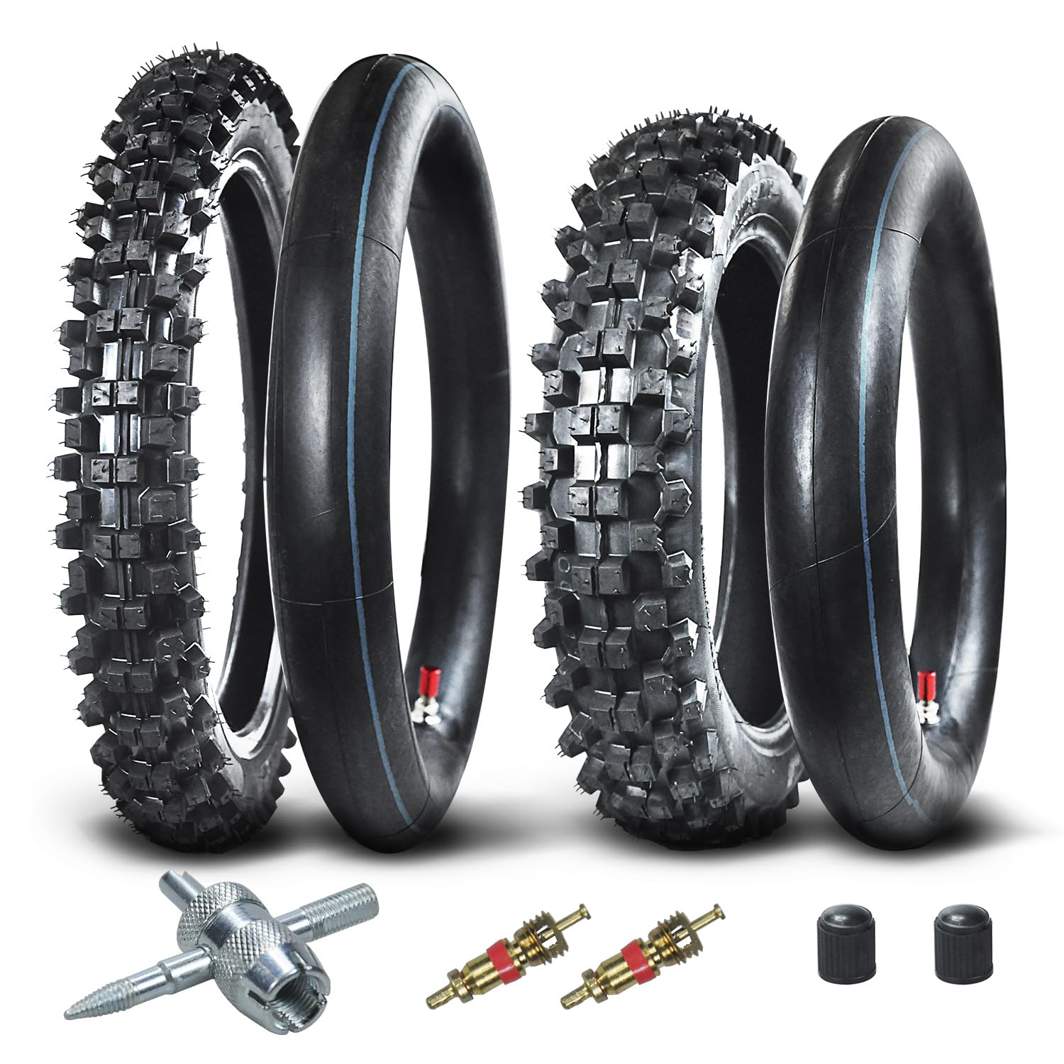 HOLATO rear tire inner tube 90/100-14 for reliable on-road and off-road grip.