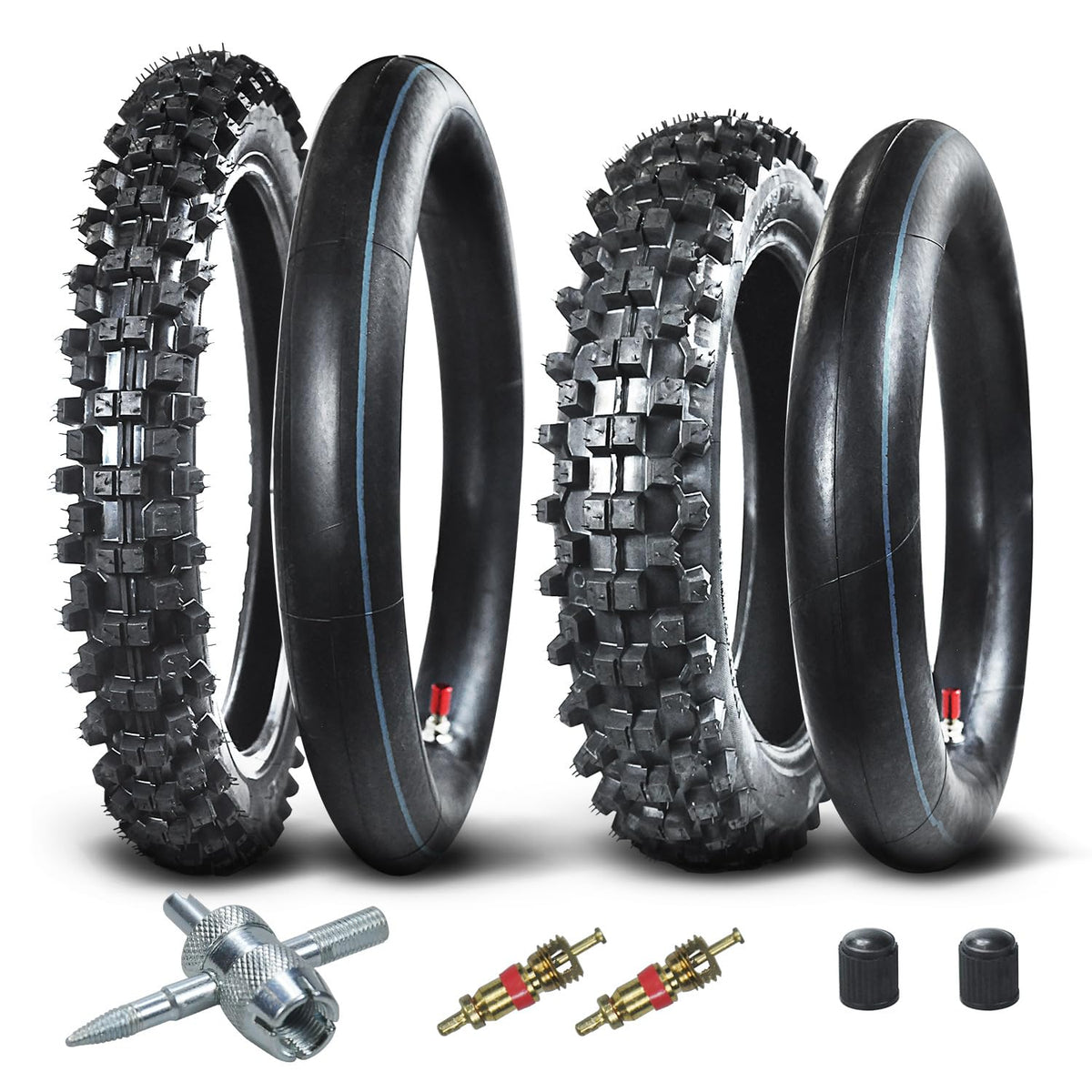 HOLATO rear tire inner tube 90/100-14 for reliable on-road and off-road grip.
