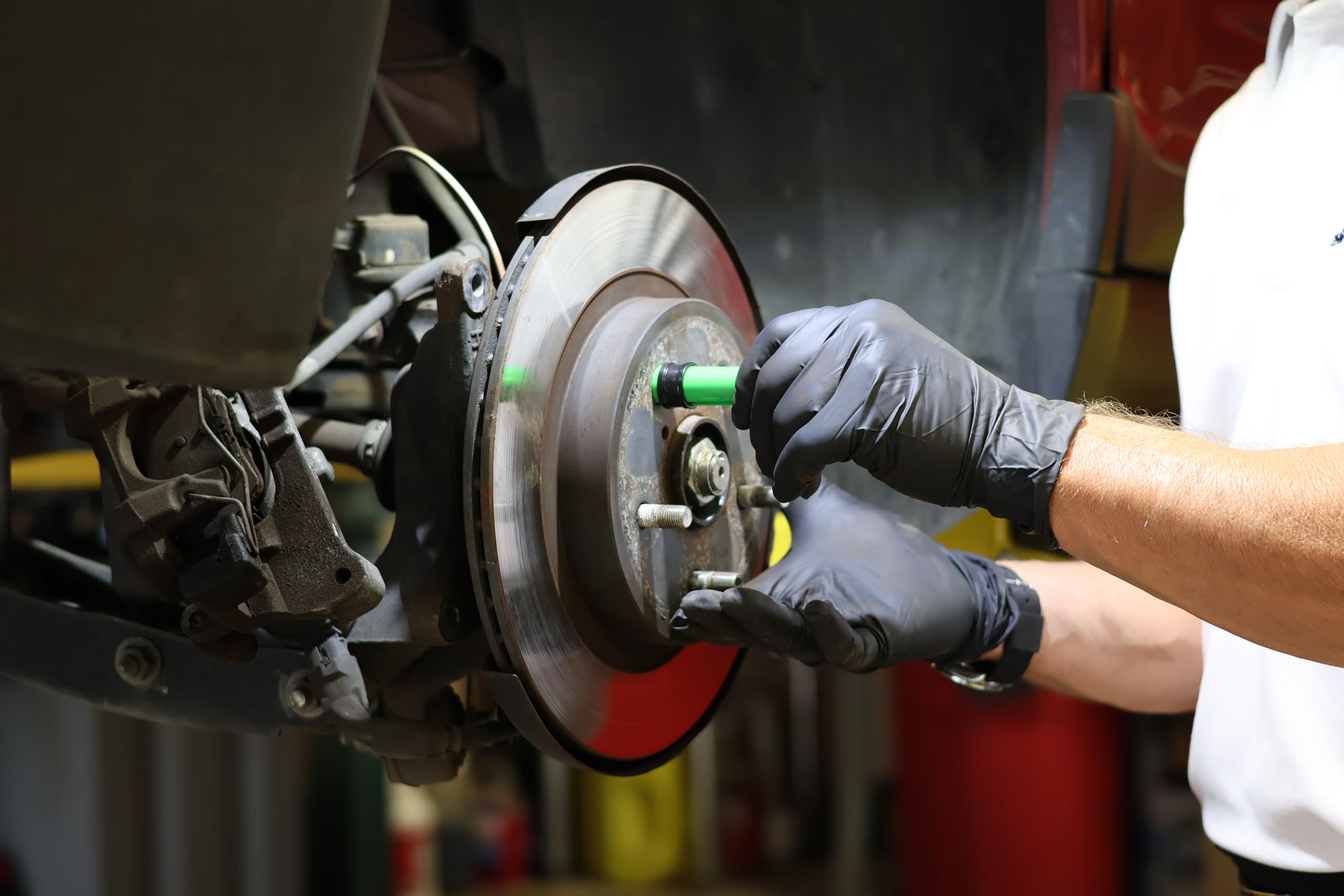 Hold-A-Rotor compact design saves toolbelt space.