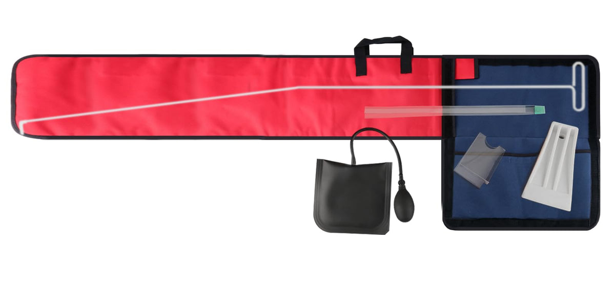 Holdly 55-inch J-hook long reach tool for deep panel retrieval.