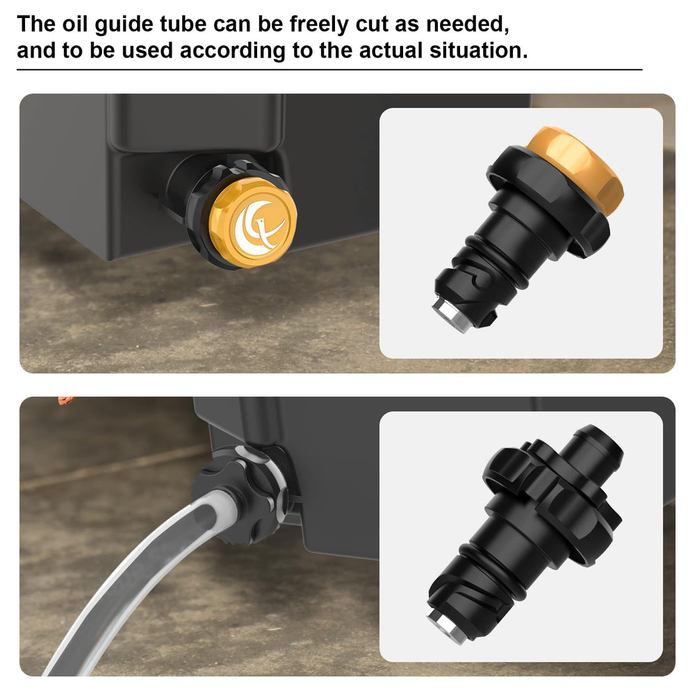 Holdly Bronco V6 yellow plastic drain plug close-up for compatibility
