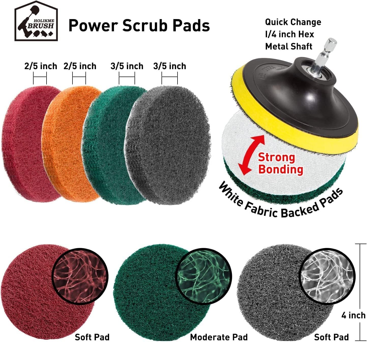 Holikme bathroom cleaning kit removes soap scum and grime efficiently