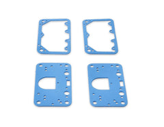 Holley 108-200 gasket pack gasket closeup, blue non-stick material