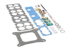 Holley Renew Kit step-by-step instruction card aids precise rebuilding.