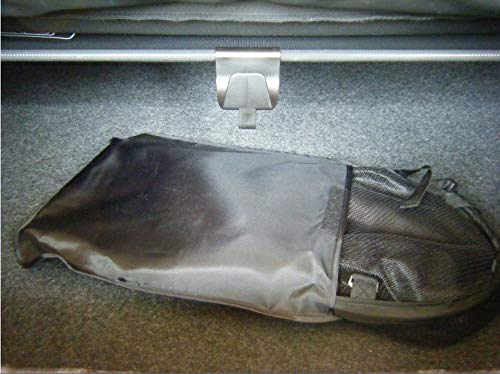 HÖLM windscreen deflector easy installation and removal with headrest straps.