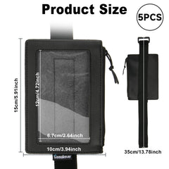 Homakover visor card holder side-opening enables quick document access.