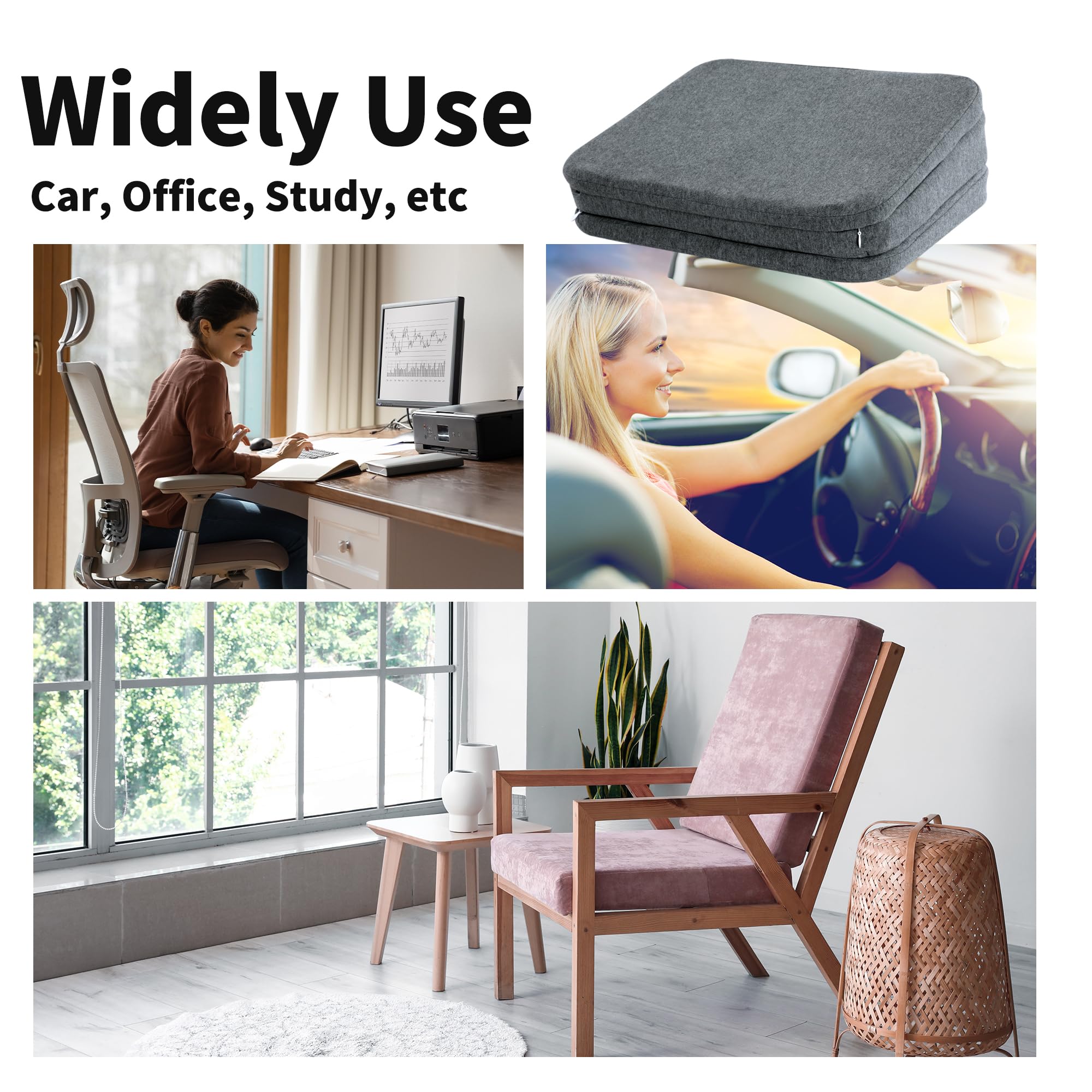 HOMBYS removable machine-washable cover simplifies cleaning after trips.