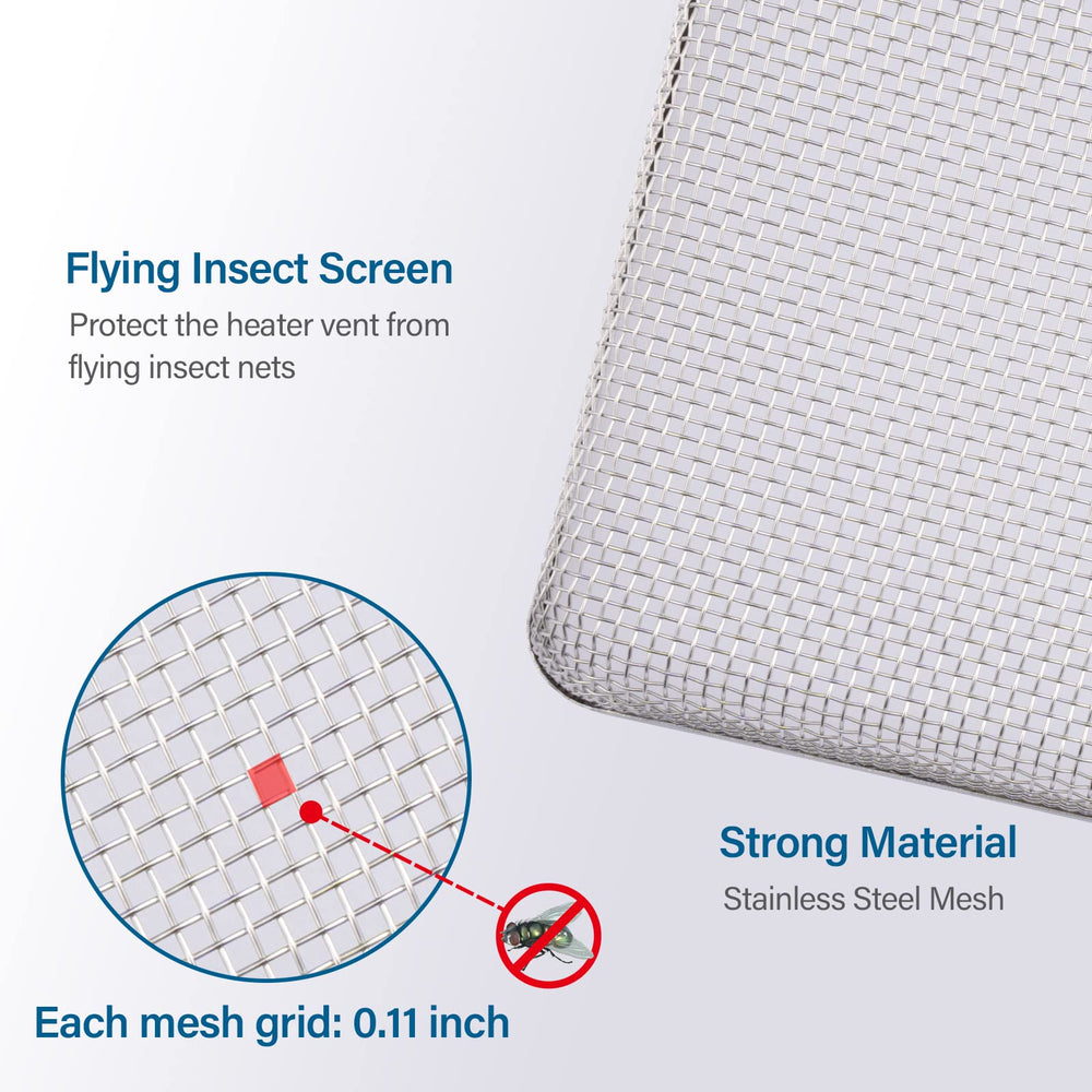 HOMEE breathable mesh vent cover enables airflow with insect-blocking mesh