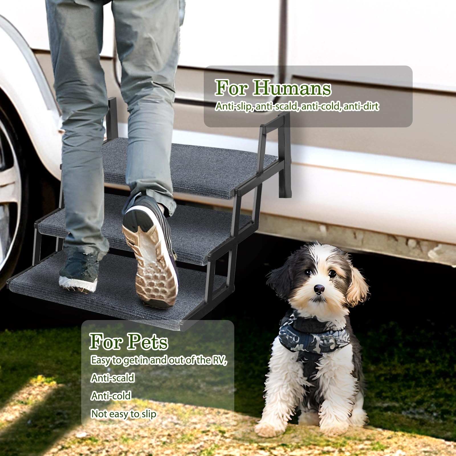 HOMEE durable RV stair covers guard against wear and weather