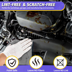 HOMERHYME paint-safe microfiber cloths protect delicate finishes