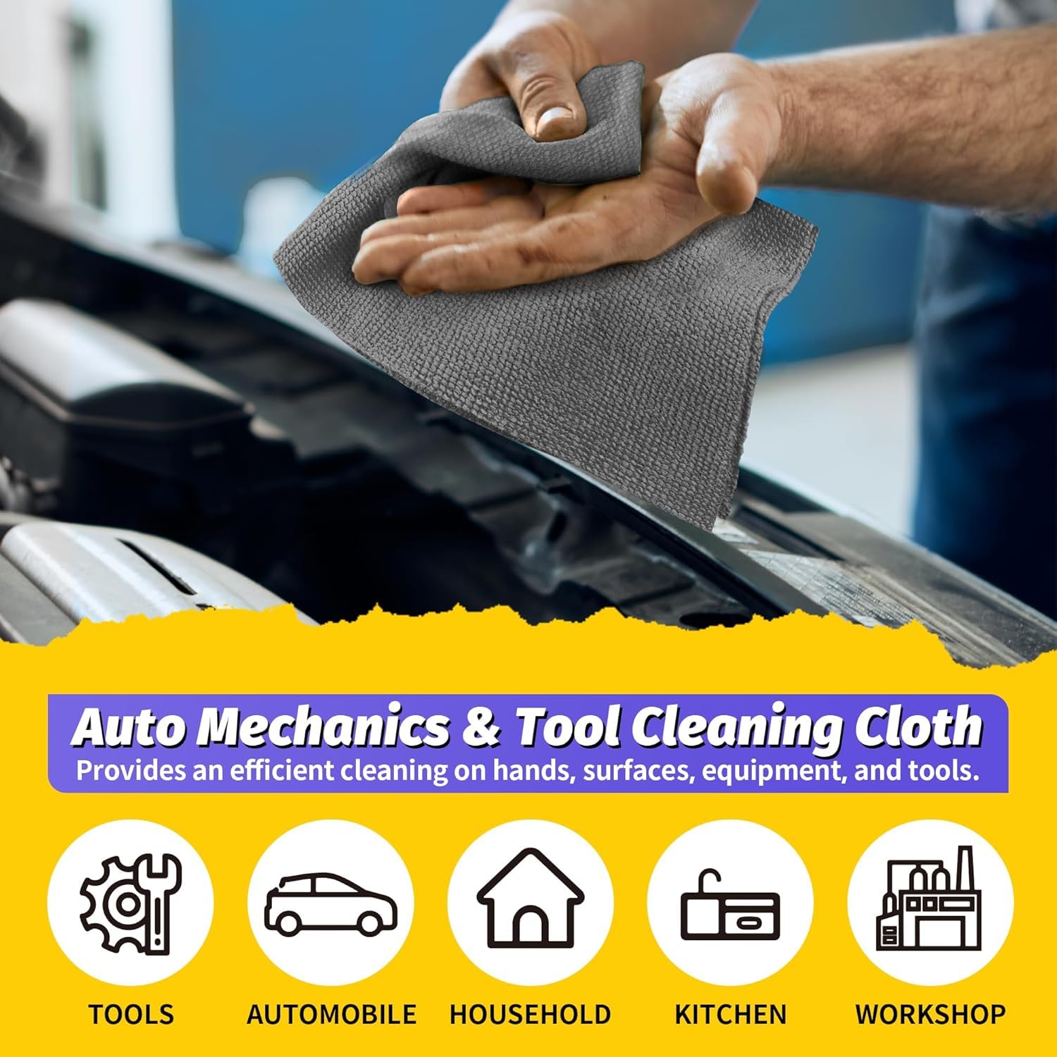 HOMERHYME washable microfiber towels stay durable after repeated machine washing.