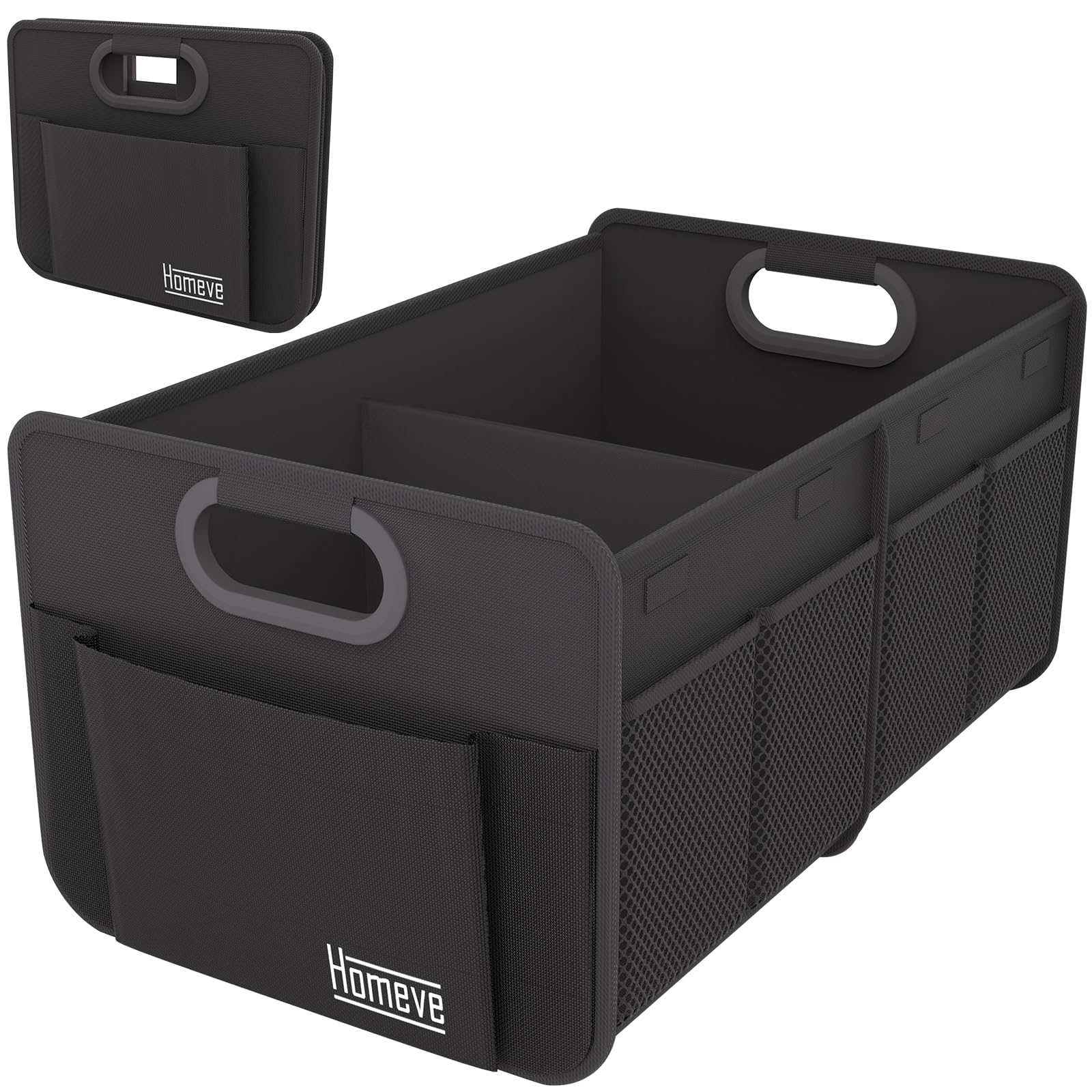 Homeve Trunk Organizer collapsible design keeps trunk tidy and organized