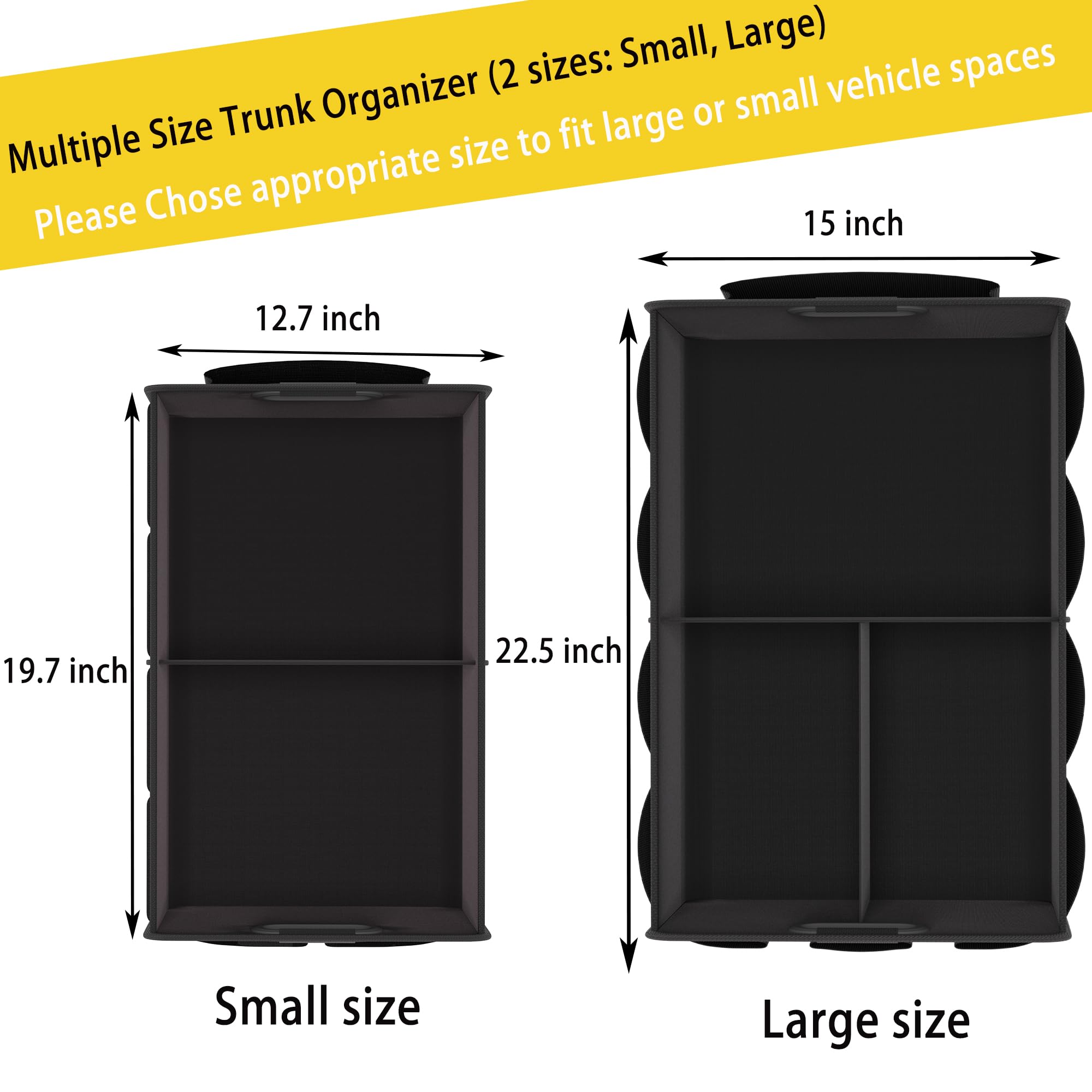 Homeve Trunk Organizer fits all vehicles car SUV van