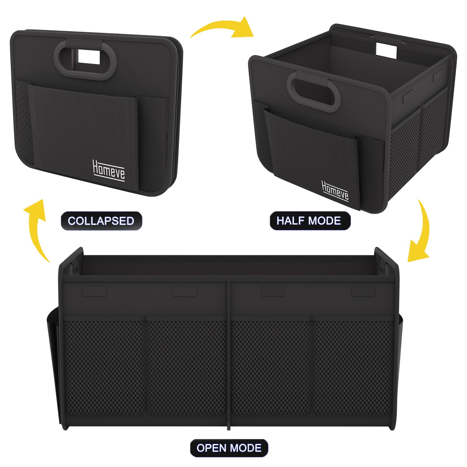 Homeve Trunk Organizer waterproof base protects items from spills