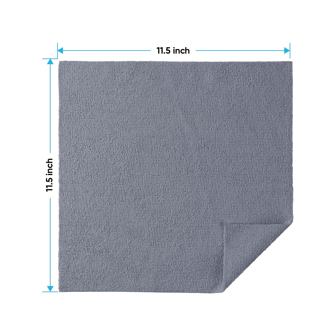HOMEXCEL microfiber cloths clean glass without lint or scratches, restoring clarity on mirrors and screens.