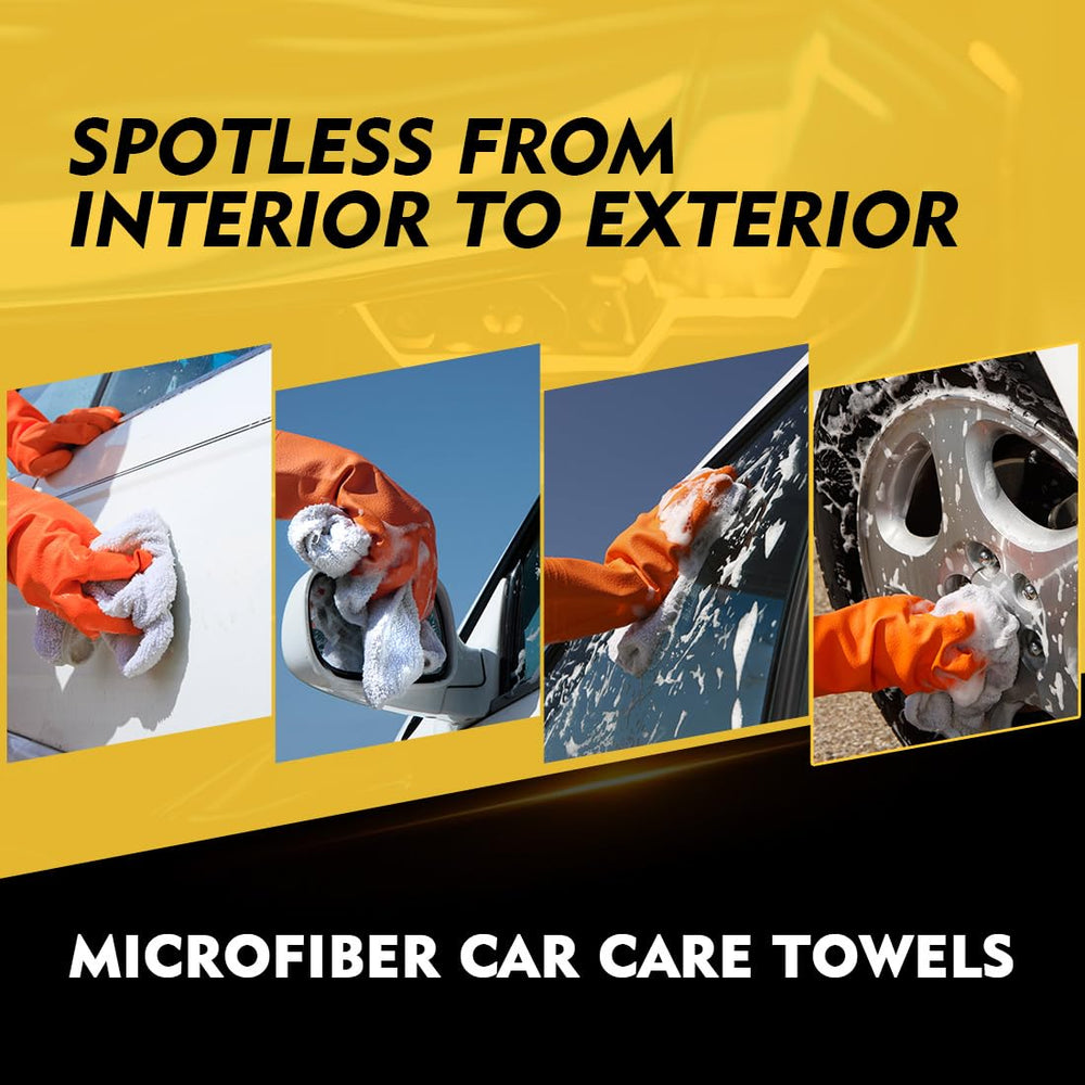 HOMEXCEL kitchen and glass cleaning cloth for streak-free shine.