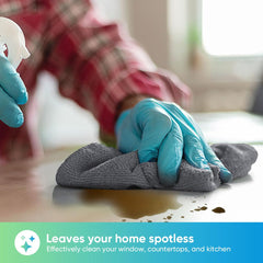 HOMEXCEL lint-free, scratch-free cloths protect stainless steel, countertops, and appliances during cleaning.