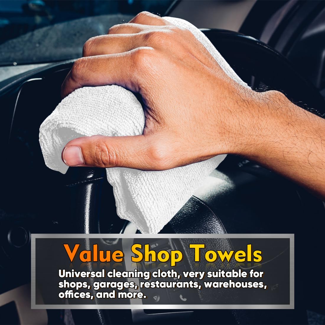 HOMEXCEL quick-dry microfiber cloths absorb spills in kitchen areas