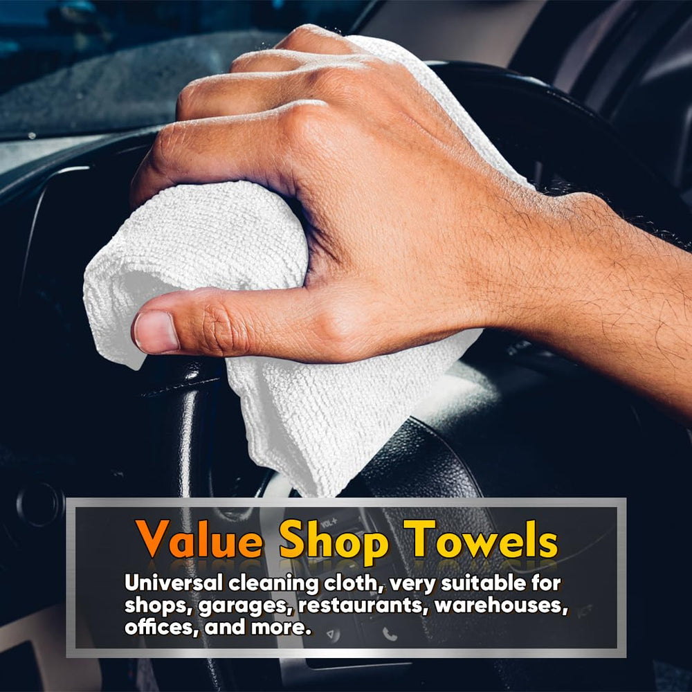 HOMEXCEL quick-dry microfiber cloths absorb spills in kitchen areas
